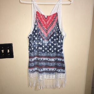 Flag tank top